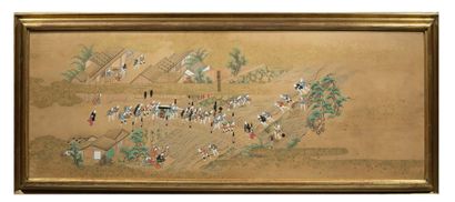 JAPON ÉCOLE DE TOSA, FIN DE LA PÉRIODE EDO (1603-1867)