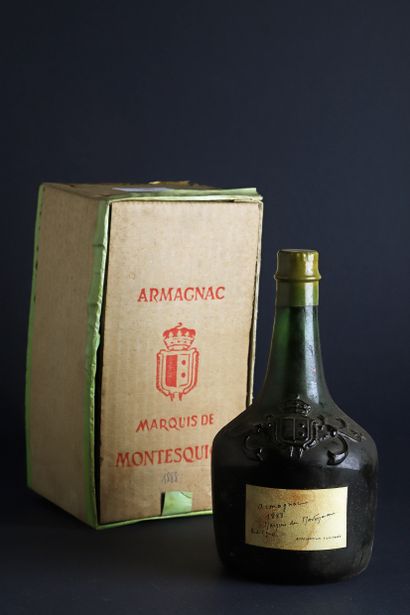 null 1 B ARMAGNAC (Coffret) (L.B. à M.B.) - 1888 - Marquis de Montesquiou