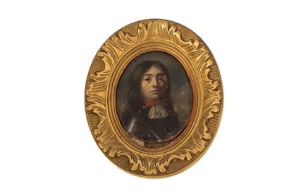 ATTRIBUÉS À GONZALES COQUES (1614-1684) 
Portrait d'homme en cuirasse et portrait...