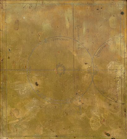 null 
Oil on a brass plate of a scientific instrument, dated 1625.

17th century.



Sight...