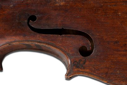 null 
EXCEPTIONAL INSTRUMENT DELIVERED FOR THE KING SUN'S MUSIC IN VERSAILLES Bass...