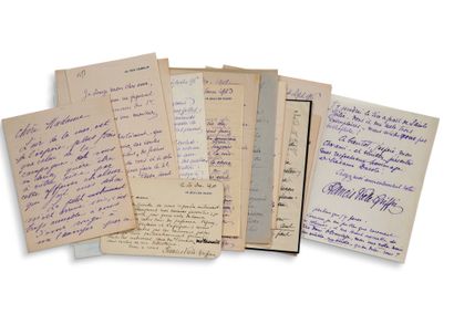 VIELÉ-GRIFFIN FRANCIS (1864-1937) Ensemble de 15 lettres autographes signées, 1896-1907...