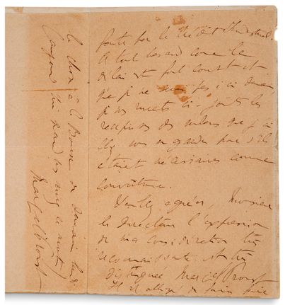 PROUST Marcel (1871-1922) Lettre autographe signée, Paris [1911] ; 2 ½ pages in-12.
Proust...