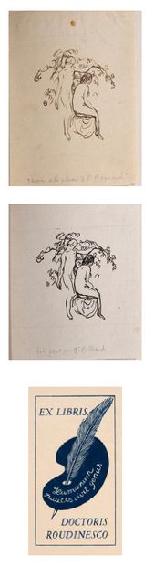VERLAINE PAUL (1844-1896) Parallèlement. Lithographies originales de PIERRE BONNARD.
Paris,...