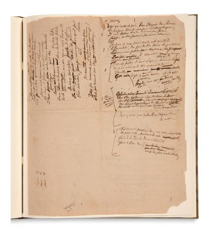 VERLAINE PAUL (1844-1896) Liturgies intimes, manuscrit autographe composé de dix-sept...