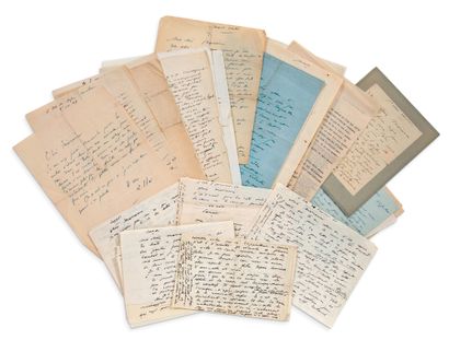 CHAR RENÉ (1907-1988) Correspondance autographe signée, adressée à Marianne OSWALD....
