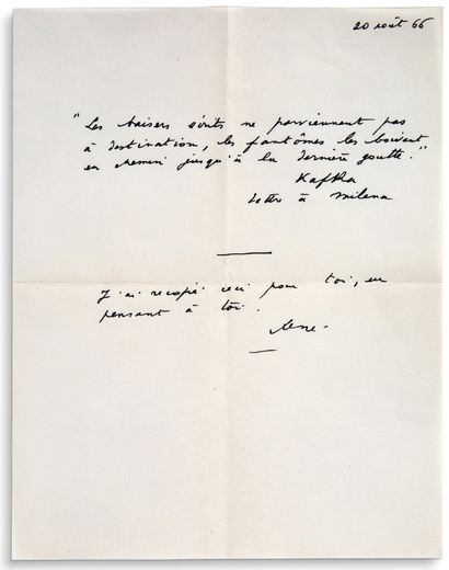 CHAR RENÉ (1907-1988) Correspondance d'environ 520 lettres et cartes postales autographes...