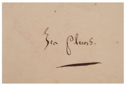 DESBORDES-VALMORE Marceline (1786-1859) Les Pleurs, manuscrit autographe [1832-1833]...