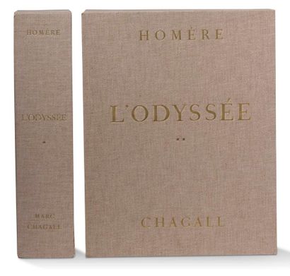CHAGALL Marc (1887-1985).HOMÈRE. L'Odyssée. Lithographies originales de Marc CHAGALL...