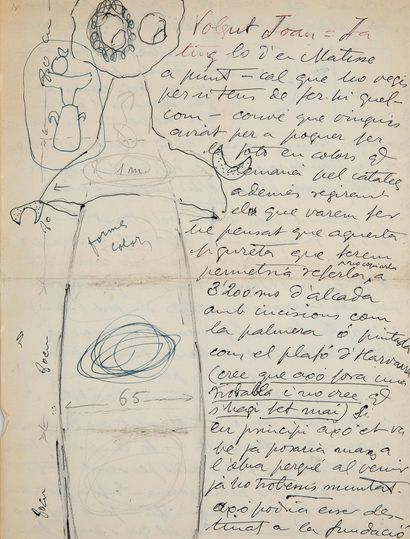MIRÓ JOAN (1893-1983). 19 L.A.S. et 6 cartes a.s. «Miró», 1958-1973, à Louis BRODER;...