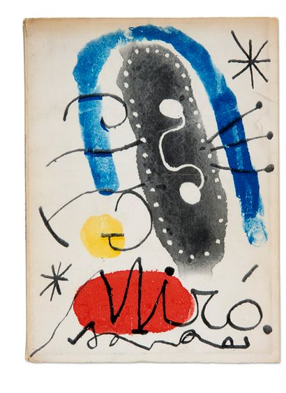 MIRÓ JOAN (1893-1983). VERDET André.琼-米罗（尼斯，马塔拉索画廊，"Sortilèges "系列，1957年）；12开本（14...