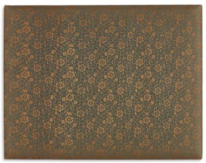 Japon Période Meiji (1868-1912) Album à couverture textile comprenant 194 photos...