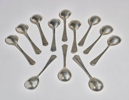 MAURICE DAURAT (1880-1969) 
~ Part of a flatware service including 170 pieces in...