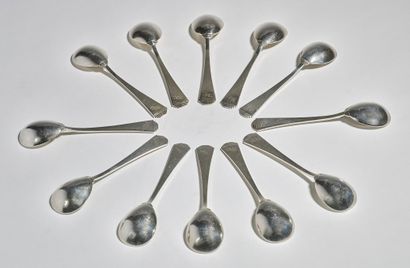 MAURICE DAURAT (1880-1969) 
~ Part of a flatware service including 170 pieces in...