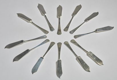MAURICE DAURAT (1880-1969) 
~ Part of a flatware service including 170 pieces in...