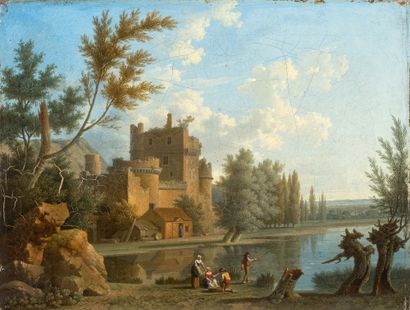 CHARLES-FRANÇOIS NIVARD NANCY, 1739 - 1821, VERSAILLES 
乡村景观

布面油画

30 x 41厘米



查尔斯-弗朗索瓦-尼瓦尔，被称为...