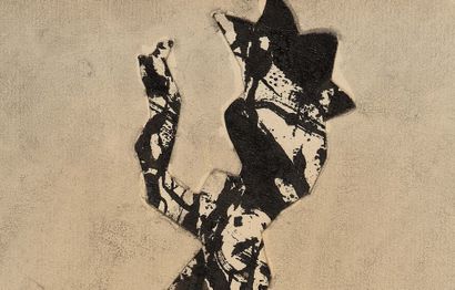 Jean Dubuffet (1901-1985) 
Marcheur en montagne, 1953

Assemblage d'empreintes, technique...