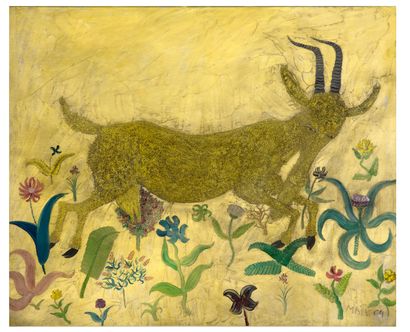 Henri MAIK (1922-1993) 
山羊》，1964年

布面油画，背面有签名和会签，右下方有日期

82 x 100.5厘米

32 9/32 x...
