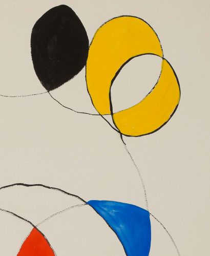 Alexander CALDER (1898-1976) 
无题》，1968年

纸上石版画，在版上签名并注明日期

58 x 49.5厘米 

22 53/64...