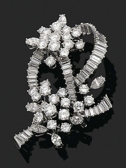 null 
CLIP «DIAMANTS»

Diamants ronds, diamants baguettes et navettes

Or 18k (750)

H....
