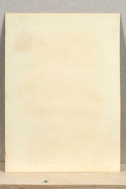 MAI trung THU (1906-1980) 
女人做头发，1956年

丝绸上的水墨和色彩，右上方有签名和日期

在艺术家制作的原始框架中

18 x 12.8...