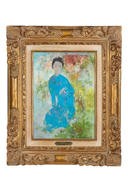 Vũ Cao Đàm (1908-2000) 
*Méditation, 1966

Oil on canvas, signed and dated lower...
