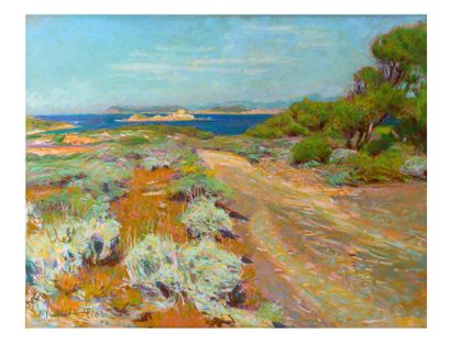 MAURICE ELIOT (1862 - 1945) 
Pointe Prime, Porquerolles, 1904

Pastel on paper, signed...