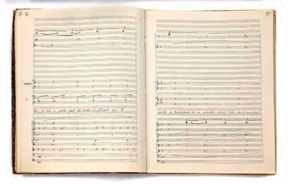 TAILLEFERRE Germaine (1892 - 1983) autograph musical manuscript signed "Germaine...