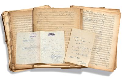 HAHN Reynaldo (1874 - 1947) AUTOGRAPHIC MUSICAL MANUSCRIPT, Nausicaa (1919); ca....