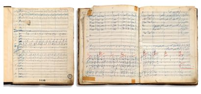 HAHN Reynaldo (1874 - 1947) MANUSCRIT MUSICAL autographe, La Colombe de Bouddha,...