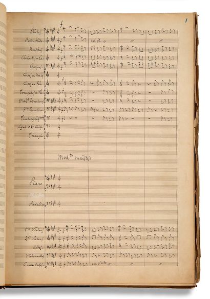 GOUNOD Charles (1818 - 1893) MUSICAL MANUSCRIPT autograph "Ch. Gounod", Suite concertante...