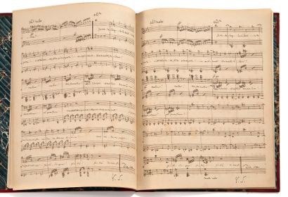 GOUNOD Charles (1818 - 1893) autograph musical manuscript signed "Ch. Gounod", Marguerite...