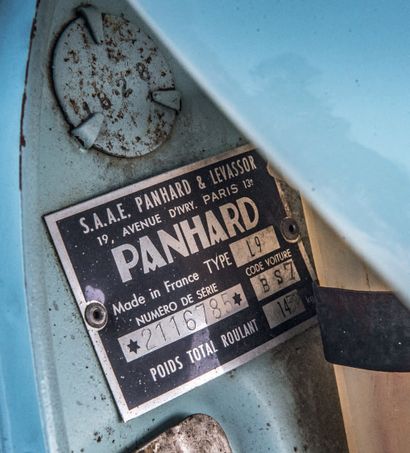 1965 Panhard PL 17 Break 
French registration title



6-seater station wagon with...