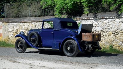 1929 Rolls Royce 20 HP Carte grise française de collection Châssis n° GV 025 Historique...