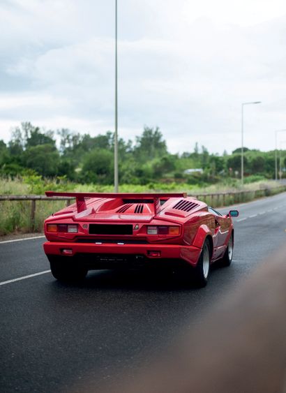 1989 LAMBORGHINI COUNTACH 25e anniversaire ex Gerhard Berger 
French registration...