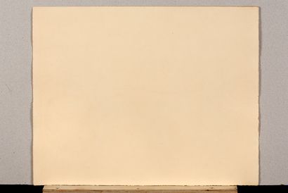 Paul JOUVE (1878-1973) & D'après Paul JOUVE 
10幅蚀刻画和一幅正面插图，印在Van Gelder Zonen的牛皮纸上

***更正：经修正的通知
对开本，单页，全棕褐色皮夹，签名为Hermès，24...