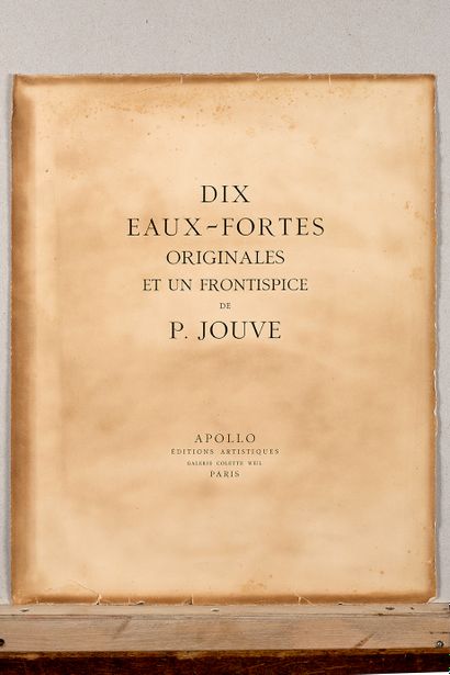 Paul JOUVE (1878-1973) & D'après Paul JOUVE 
Dix eaux-fortes et un frontispice sur...
