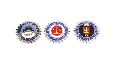 列日-罗马-列日

一套三个的格栅徽章

由皇家汽车联盟为1957、1958和1...