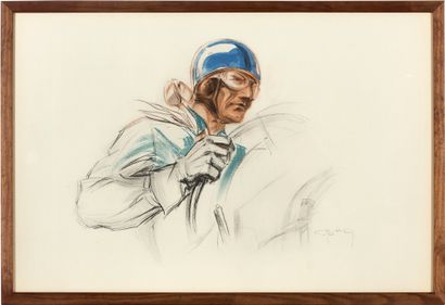 null GÉO HAM (1900-1972)

Pilote au casque bleu

Représentant le pilote Robert Benoist...