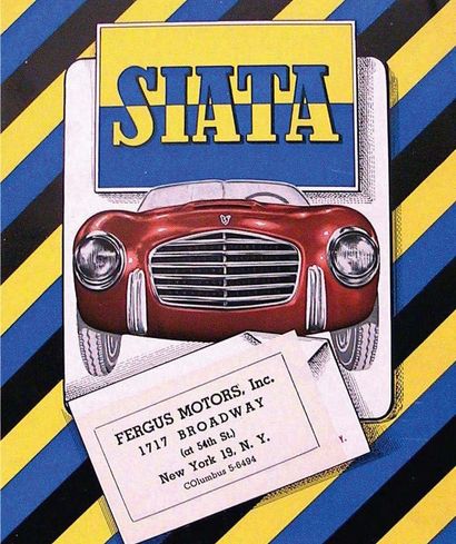 1952 SIATA 300BC BARCHETTA BERTONE 
法国收藏家的执照

底盘编号ST*421*BC



只制造了40个例子

有资格参加最美丽的历史事件，包括Mille...