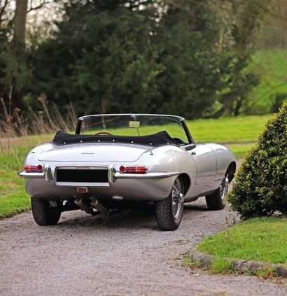 1962 JAGUAR TYPE E ROADSTER 3.8 SÉRIE 1 EX SYLVAIN GARANT 
Carte grise française

Châssis...