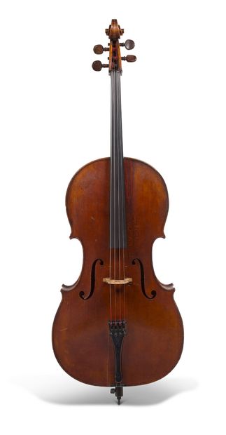约1920/30年的工作大提琴，可能是德国的，有Louis Cherpitel的...