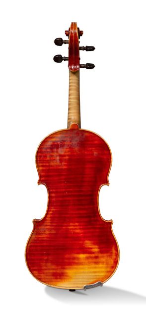 null Violin made by Paul Kaul in Paris in 1949 with the original label and the iron...