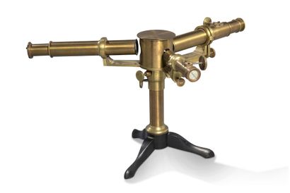 Spectroscope of Kirchhoff and Bunsen In brass...