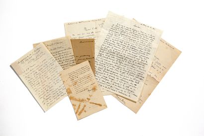 HISTOIRE. COURTELINE Georges (1858-1929)

5 poèmes signés.Enveloppe d'origine jointe....