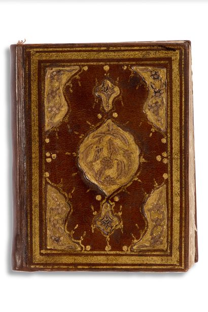 Coran enluminé, Iran safavide, XVIe siècle. 
Petit manuscrit sur papier, probablement...