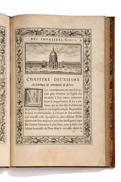 [INVALIDES] FELIBIEN DES AVAUX, Jean-François. 
Description of the Royal Church of...