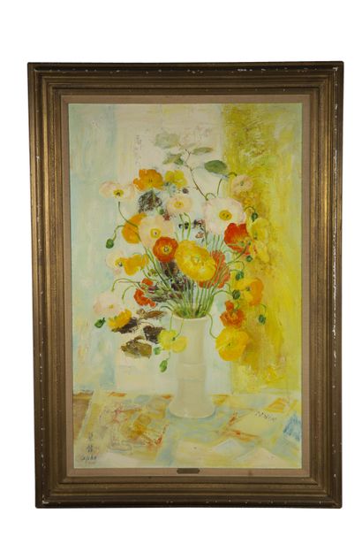 *LE PHO (1907-2001) 
Fleurs
Oil on canvas, signed lower left

39 3/4 x 25 3/4 in.



General...