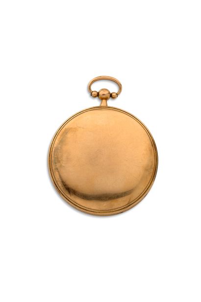 ANONYME 
Gold watch with small and large chimes



Hinged case, fluted middle, gilded...