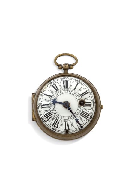 N. MORNAND, Paris 
Metal onion watch with pendulum balance



Hinged case, completely...